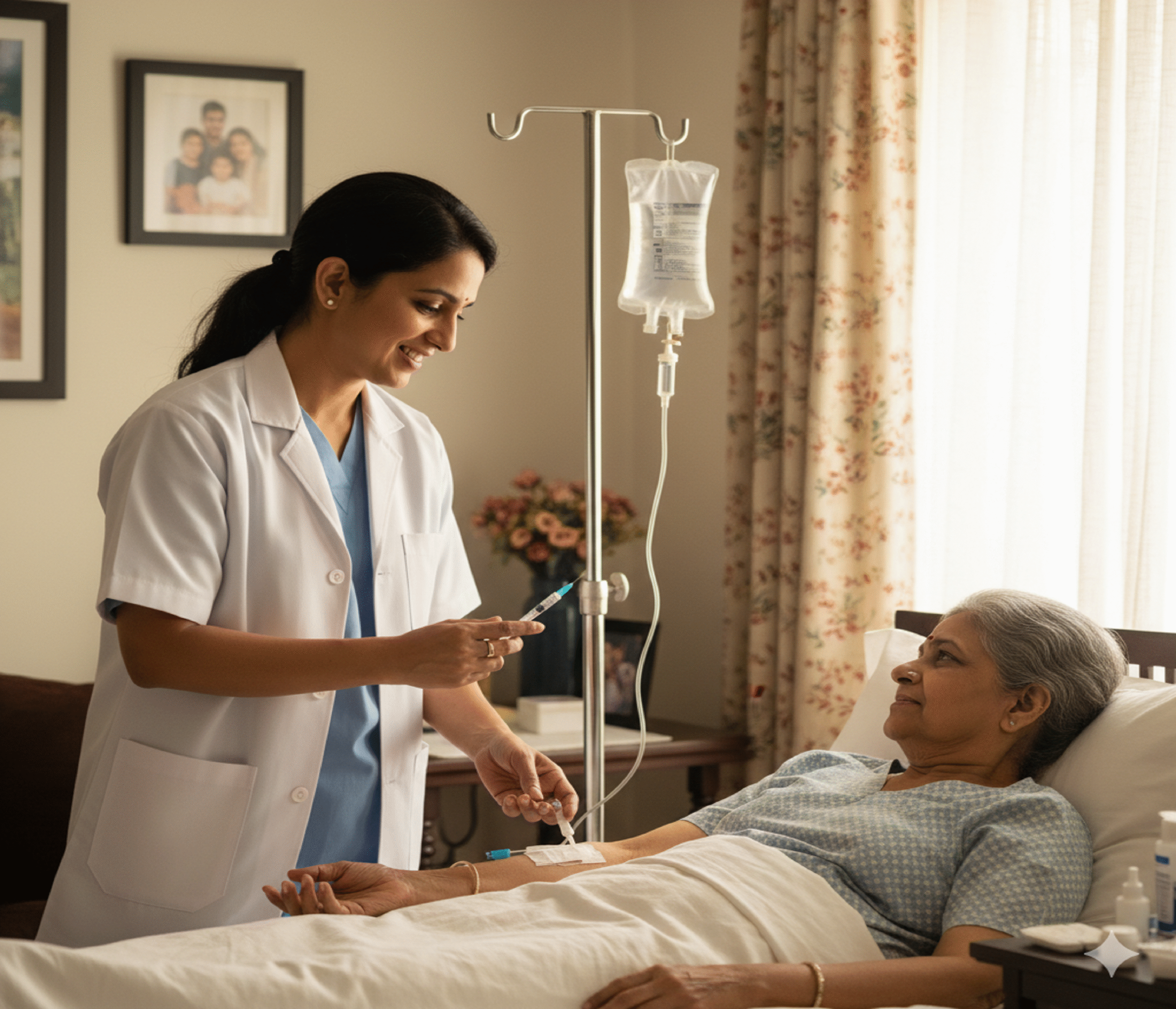 home-nursing-service-IV-Injection-Care-bwell-homecare